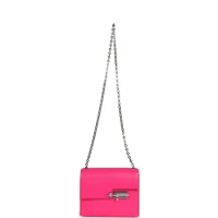 Hermes Mini Verrou Chaine Bag Rose Pop Chevre Chamkila Palladium Hardware Hermes Mini Verrou Chaine Bag Rose Pop Chevre Chamkila Palladium Hardware