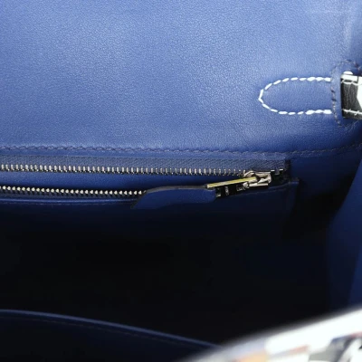 Hermes "One Two Three and Away We Go" Birkin 25 Multicolor Swift Palladium Hardware