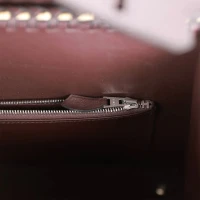 Hermes Picnic Birkin 25 Rouge Sellier Swift Palladium Hardware