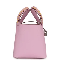 Hermes Picotin 18 Tressage De Cuir Mauve Sylvestre Epsom Palladium Hardware Hermes Picotin 18 Tressage De Cuir Mauve Sylvestre Epsom Palladium Hardware