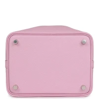 Hermes Picotin 18 Tressage De Cuir Mauve Sylvestre Epsom Palladium Hardware Hermes Picotin 18 Tressage De Cuir Mauve Sylvestre Epsom Palladium Hardware