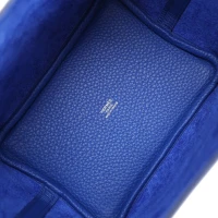 Hermes Picotin Lock 18 Bleu Royal Clemence Palladium Hardware Hermes Picotin Lock 18 Bleu Royal Clemence Palladium Hardware