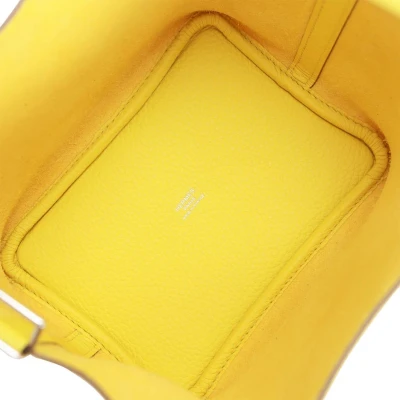 Hermes Picotin Lock 18 Lime Clemence Palladium Hardware