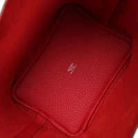 Hermes Picotin Lock 18 Vermillion Clemence Palladium Hardware Hermes Picotin Lock 18 Vermillion Clemence Palladium Hardware
