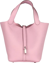 Hermes Picotin Lock 22 Mauve Sylvestre Clemence Palladium Hardware Hermes Picotin Lock 22 Mauve Sylvestre Clemence Palladium Hardware