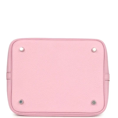 Hermes Picotin Lock 22 Mauve Sylvestre Clemence Palladium Hardware Hermes Picotin Lock 22 Mauve Sylvestre Clemence Palladium Hardware