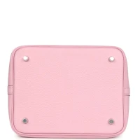 Hermes Picotin Lock 22 Mauve Sylvestre Clemence Palladium Hardware Hermes Picotin Lock 22 Mauve Sylvestre Clemence Palladium Hardware