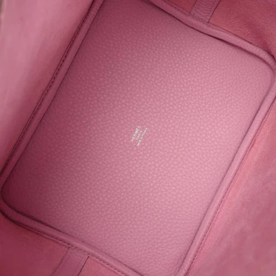 Hermes Picotin Lock 22 Mauve Sylvestre Clemence Palladium Hardware Hermes Picotin Lock 22 Mauve Sylvestre Clemence Palladium Hardware