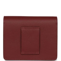 Hermes Roulis Slim Wallet Bi-Color Rouge H/Rose Azalee Evercolor Palladium Hardware Hermes Roulis Slim Wallet Bi-Color Rouge H/Rose Azalee Evercolor Palladium Hardware