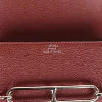 Hermes Roulis Slim Wallet Bi-Color Rouge H/Rose Azalee Evercolor Palladium Hardware Hermes Roulis Slim Wallet Bi-Color Rouge H/Rose Azalee Evercolor Palladium Hardware