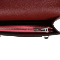 Hermes Roulis Slim Wallet Bi-Color Rouge H/Rose Azalee Evercolor Palladium Hardware Hermes Roulis Slim Wallet Bi-Color Rouge H/Rose Azalee Evercolor Palladium Hardware