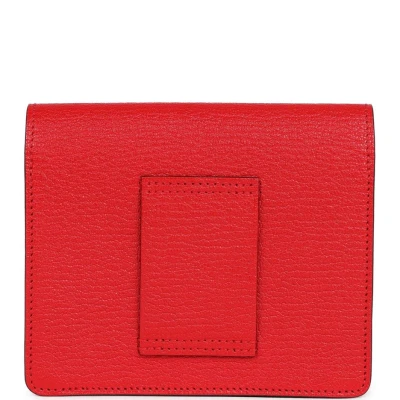 Hermes Roulis Slim Wallet Rouge de Coeur Chevre Gold Hardware Hermes Roulis Slim Wallet Rouge de Coeur Chevre Gold Hardware