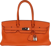 Hermes Shoulder Birkin 42 JPG Orange H Clemence Palladium Hardware Hermes Shoulder Birkin 42 JPG Orange H Clemence Palladium Hardware