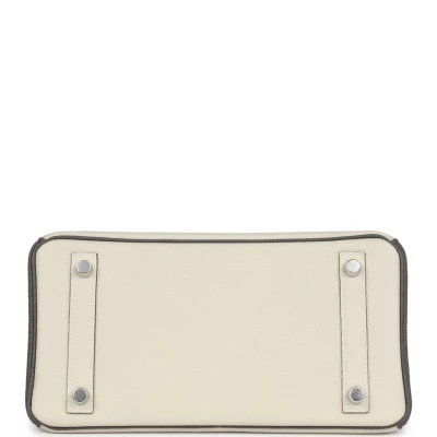 Hermes Special Order (HSS) Birkin 25 Beton and Etain Togo Brushed Palladium Hardware Hermes Special Order (HSS) Birkin 25 Beton and Etain Togo Brushed Palladium Hardware