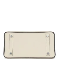 Hermes Special Order (HSS) Birkin 25 Beton and Etain Togo Brushed Palladium Hardware Hermes Special Order (HSS) Birkin 25 Beton and Etain Togo Brushed Palladium Hardware