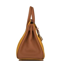 Hermes Special Order (HSS) Birkin 25 Jaune Ambre and Gold Togo Permabrass Hardware Hermes Special Order (HSS) Birkin 25 Jaune Ambre and Gold Togo Permabrass Hardware