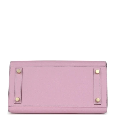 Hermes Special Order (HSS) Birkin 25 Mauve Sylvestre and Bleu Glacier Epsom Brushed Gold Hardware Hermes Special Order (HSS) Birkin 25 Mauve Sylvestre and Bleu Glacier Epsom Brushed Gold Hardware