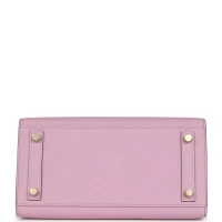 Hermes Special Order (HSS) Birkin 25 Mauve Sylvestre and Bleu Glacier Epsom Brushed Gold Hardware Hermes Special Order (HSS) Birkin 25 Mauve Sylvestre and Bleu Glacier Epsom Brushed Gold Hardware