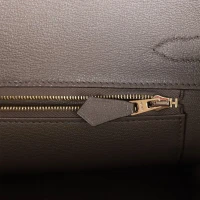 Hermes Special Order (HSS) Birkin 30 Bleu Electric and Etain Clemence Brushed Gold Hardware Hermes Special Order (HSS) Birkin 30 Bleu Electric and Etain Clemence Brushed Gold Hardware