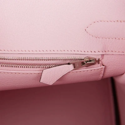 Hermes Special Order (HSS) Birkin 30 Raisin and Rose Sakura Chevre Palladium Hardware Hermes Special Order (HSS) Birkin 30 Raisin and Rose Sakura Chevre Palladium Hardware