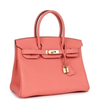 Hermes Special Order (HSS) Birkin 30 Rose Candy Togo Gold Hardware Hermes Special Order (HSS) Birkin 30 Rose Candy Togo Gold Hardware