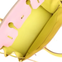 Hermes Special Order (HSS) Birkin 30 Rose Confetti and Lime Chevre Mysore Palladium Hardware Hermes Special Order (HSS) Birkin 30 Rose Confetti and Lime Chevre Mysore Palladium Hardware