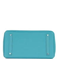 Hermes Special Order (HSS) Birkin 35 Bleu du Nord Verso Togo Brushed Palladium Hardware Hermes Special Order (HSS) Birkin 35 Bleu du Nord Verso Togo Brushed Palladium Hardware