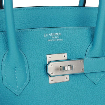 Hermes Special Order (HSS) Birkin 35 Bleu du Nord Verso Togo Brushed Palladium Hardware Hermes Special Order (HSS) Birkin 35 Bleu du Nord Verso Togo Brushed Palladium Hardware