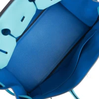 Hermes Special Order (HSS) Birkin 35 Bleu du Nord Verso Togo Brushed Palladium Hardware Hermes Special Order (HSS) Birkin 35 Bleu du Nord Verso Togo Brushed Palladium Hardware