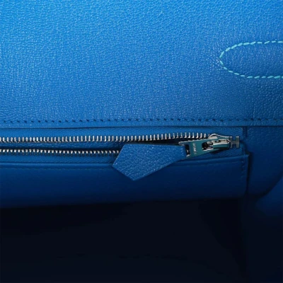 Hermes Special Order (HSS) Birkin 35 Bleu du Nord Verso Togo Brushed Palladium Hardware Hermes Special Order (HSS) Birkin 35 Bleu du Nord Verso Togo Brushed Palladium Hardware