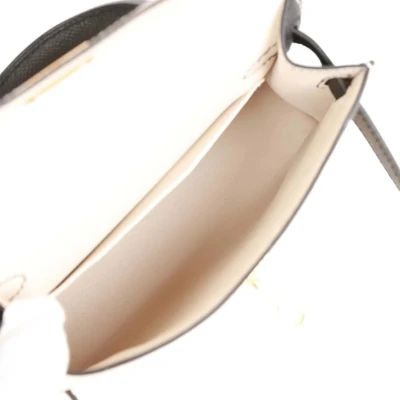 Hermes Special Order (HSS) Kelly Sellier 20 Craie and Black Epsom Gold Hardware Hermes Special Order (HSS) Kelly Sellier 20 Craie and Black Epsom Gold Hardware