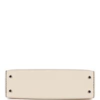 Hermes Special Order (HSS) Kelly Sellier 20 Craie and Black Epsom Palladium Hardware Hermes Special Order (HSS) Kelly Sellier 20 Craie and Black Epsom Palladium Hardware