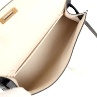 Hermes Special Order (HSS) Kelly Sellier 20 Craie and Black Epsom Permabrass Hardware Hermes Special Order (HSS) Kelly Sellier 20 Craie and Black Epsom Permabrass Hardware