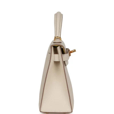 Hermes Special Order (HSS) Kelly Sellier 20 Craie Verso Epsom Gold Hardware Hermes Special Order (HSS) Kelly Sellier 20 Craie Verso Epsom Gold Hardware
