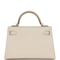Hermes Special Order (HSS) Kelly Sellier 20 Craie Verso Epsom Gold Hardware Hermes Special Order (HSS) Kelly Sellier 20 Craie Verso Epsom Gold Hardware