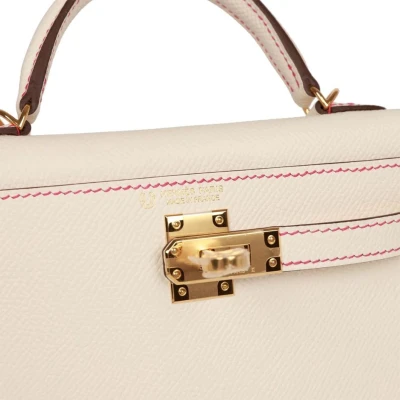 Hermes Special Order (HSS) Kelly Sellier 20 Nata Verso Epsom Gold Hardware Hermes Special Order (HSS) Kelly Sellier 20 Nata Verso Epsom Gold Hardware