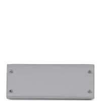 Hermes Special Order (HSS) Kelly Sellier 28 Bleu Glacier Verso Epsom Brushed Palladium Hardware Hermes Special Order (HSS) Kelly Sellier 28 Bleu Glacier Verso Epsom Brushed Palladium Hardware