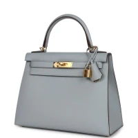 Hermes Special Order (HSS) Kelly Sellier 28 Bleu Glacier Verso Epsom Gold Hardware Hermes Special Order (HSS) Kelly Sellier 28 Bleu Glacier Verso Epsom Gold Hardware