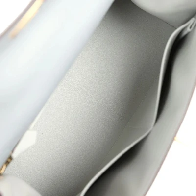 Hermes Special Order (HSS) Kelly Sellier 28 Bleu Glacier Verso Epsom Gold Hardware Hermes Special Order (HSS) Kelly Sellier 28 Bleu Glacier Verso Epsom Gold Hardware