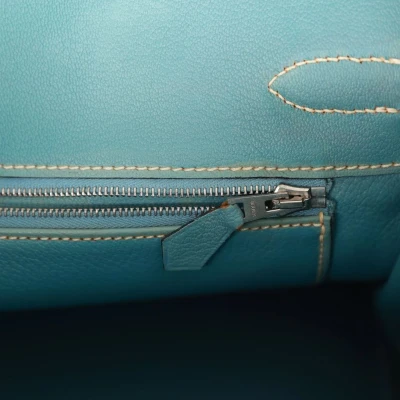 Vintage Hermes Birkin 30 Denim and Blue Jean Gulliver Palladium Hardware Vintage Hermes Birkin 30 Denim and Blue Jean Gulliver Palladium Hardware