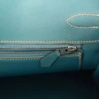 Vintage Hermes Birkin 30 Denim and Blue Jean Gulliver Palladium Hardware Vintage Hermes Birkin 30 Denim and Blue Jean Gulliver Palladium Hardware