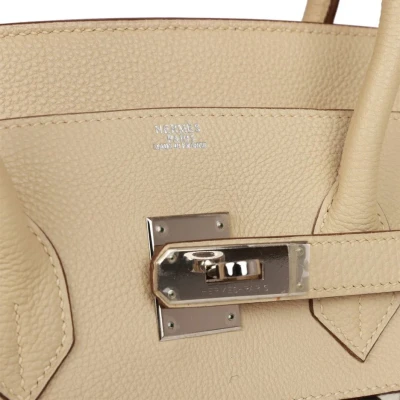 Vintage Hermes Birkin 35 Parchemin Togo and Leopard Troika Palladium Hardware Vintage Hermes Birkin 35 Parchemin Togo and Leopard Troika Palladium Hardware