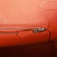 Vintage Hermes Birkin 35 Parchemin Togo and Leopard Troika Palladium Hardware Vintage Hermes Birkin 35 Parchemin Togo and Leopard Troika Palladium Hardware