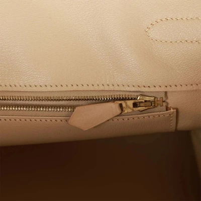 Vintage Hermes Birkin 35 Vibrato Parchemin Box Gold Hardware Vintage Hermes Birkin 35 Vibrato Parchemin Box Gold Hardware