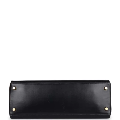 Vintage Hermes Kelly Retourne 32 Navy Box Gold Hardware Vintage Hermes Kelly Retourne 32 Navy Box Gold Hardware