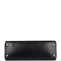 Vintage Hermes Kelly Retourne 32 Navy Box Gold Hardware Vintage Hermes Kelly Retourne 32 Navy Box Gold Hardware