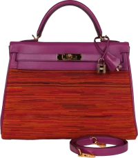 Vintage Hermes Kelly Retourne 32 Vibrato Cyclamen Box Gold Hardware Vintage Hermes Kelly Retourne 32 Vibrato Cyclamen Box Gold Hardware