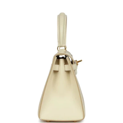 Vintage Hermes Kelly Sellier 20 Parchemin Crinoline and Box Gold Hardware Vintage Hermes Kelly Sellier 20 Parchemin Crinoline and Box Gold Hardware