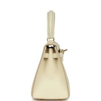 Vintage Hermes Kelly Sellier 20 Parchemin Crinoline and Box Gold Hardware Vintage Hermes Kelly Sellier 20 Parchemin Crinoline and Box Gold Hardware