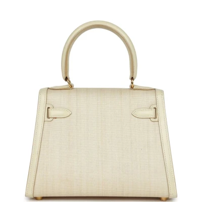 Vintage Hermes Kelly Sellier 20 Parchemin Crinoline and Box Gold Hardware Vintage Hermes Kelly Sellier 20 Parchemin Crinoline and Box Gold Hardware